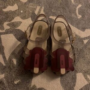 Mini melissa popsicle girls shoes purple/plum